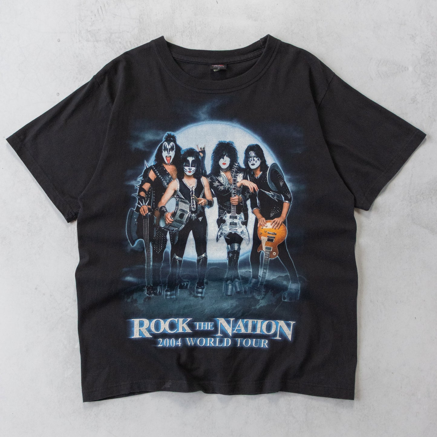 Vintage 2004 KISS 'Rock The Nation' Tour Tee - M