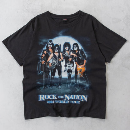 Vintage 2004 KISS 'Rock The Nation' Tour Tee - M