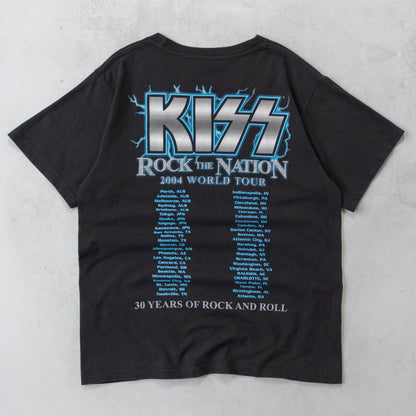 Vintage 2004 KISS 'Rock The Nation' Tour Tee - M