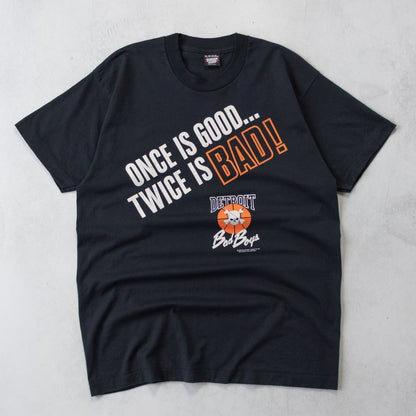 Vintage 1990 Detroit Pistons Bad Boys NBA Tee - XL