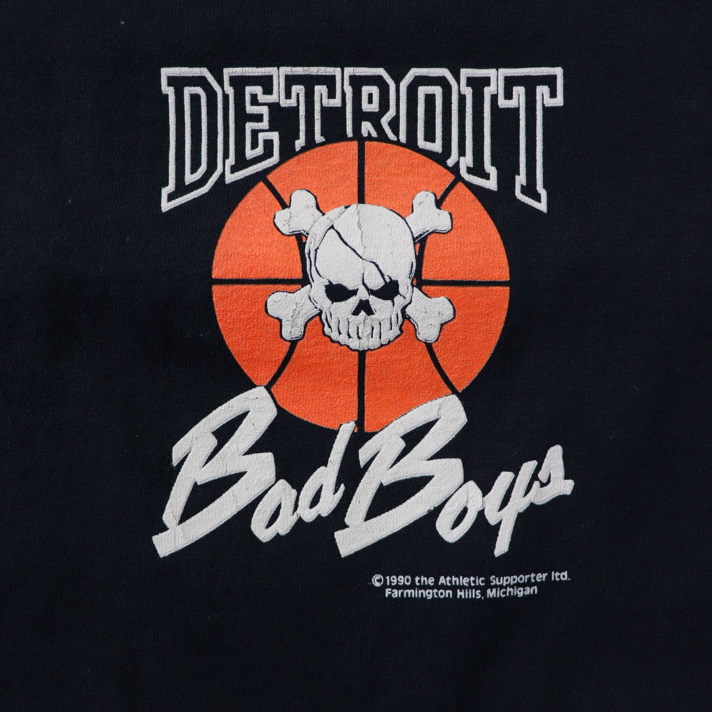 Vintage 1990 Detroit Pistons Bad Boys NBA Tee - XL