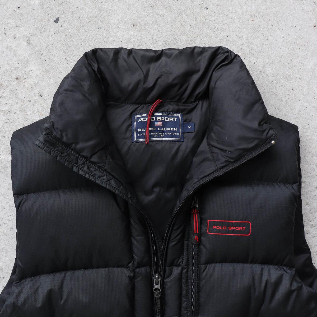 Polo Sport Technical Down Puffer Vest - 90s (M)