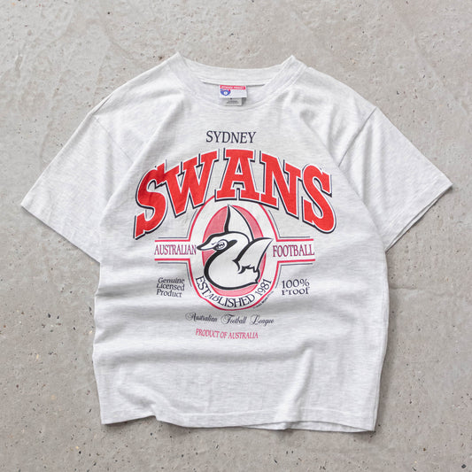 Sydney Swans AFL Full Boar Tee - 90s (M)