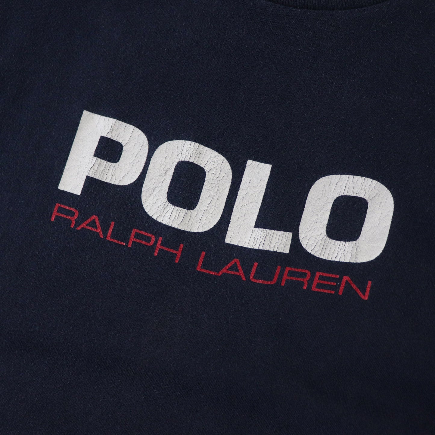 Vintage 90s Polo Ralph Lauren Spellout Tee - L