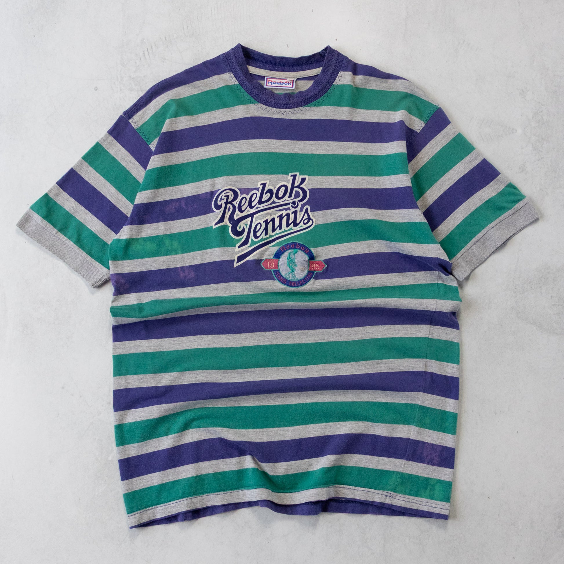 Vintage 80s Reebok Tennis Tee - L - AL Vintage