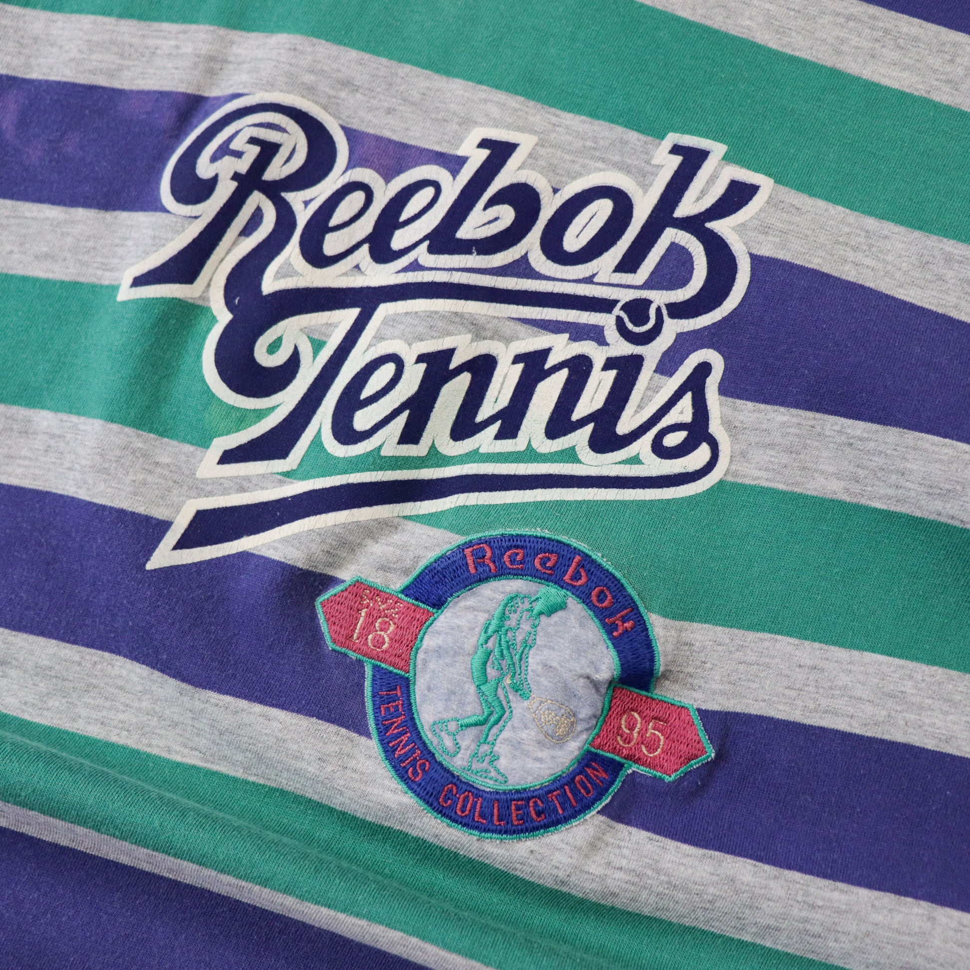 Vintage 80s Reebok Tennis Tee - L - AL Vintage