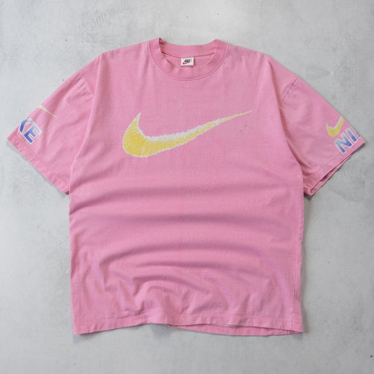 Vintage 90s Nike Big Swoosh Tee - XL