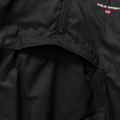 Polo Sport Reversible 1/4 Zip Puffer Jacket - 90s (XL)