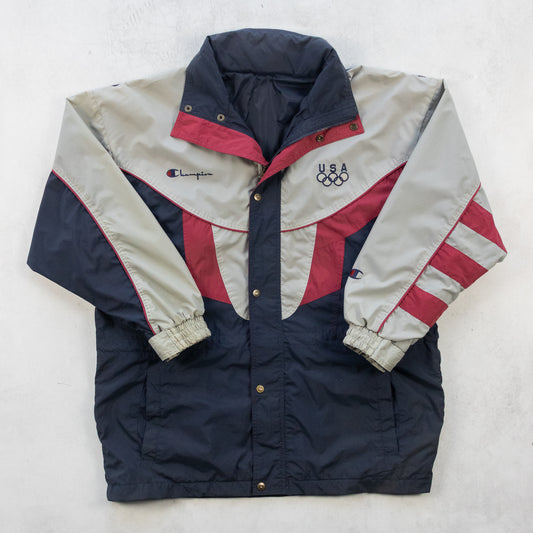 Vintage 1994 Lillehammer Winter Olympics Team USA Champion Jacket - XL