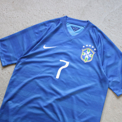 Brazil 2014 World Cup Away Hulk Nike Jersey - M