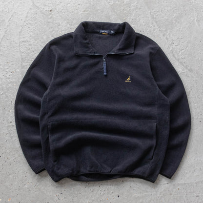 Nautica 1/4 Zip Fleece Pullover - 2000s (L)