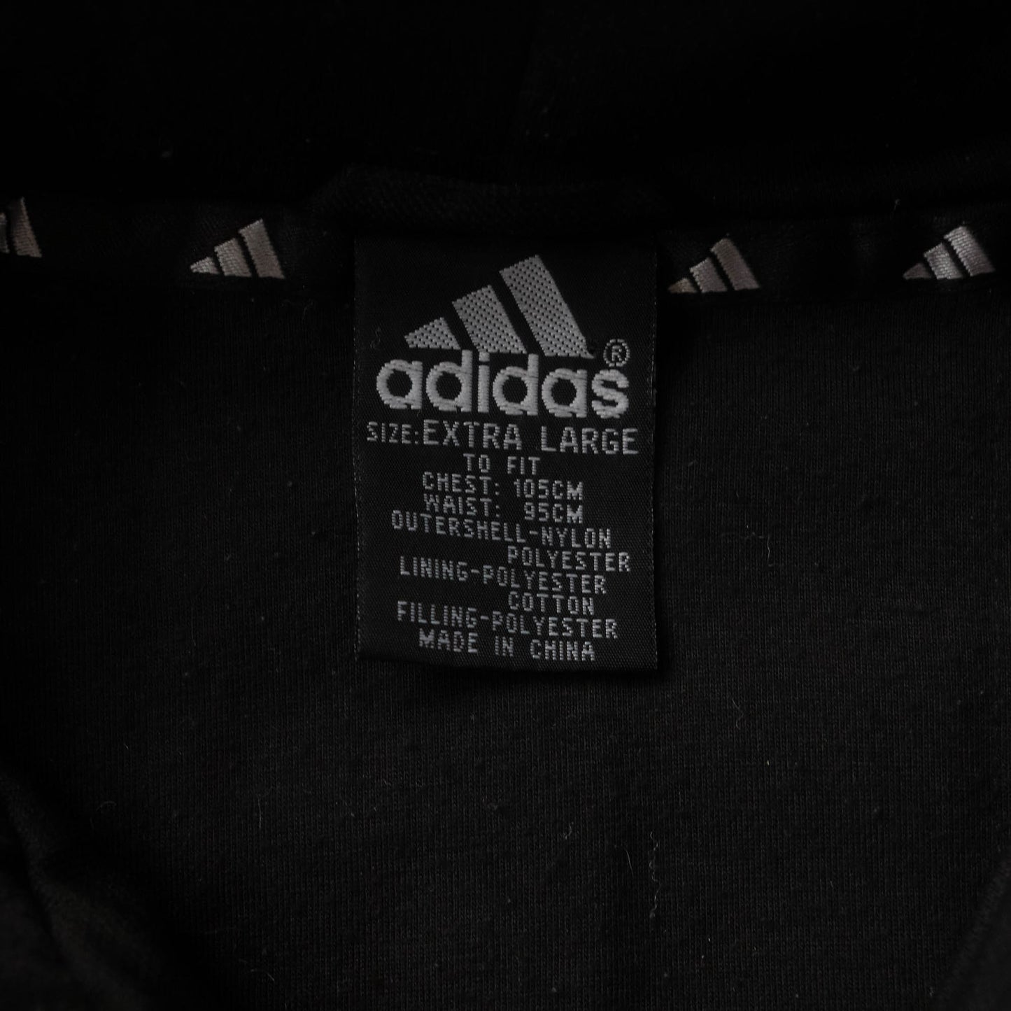Adidas Big Logo Quilted Jacket - 90s (XL)