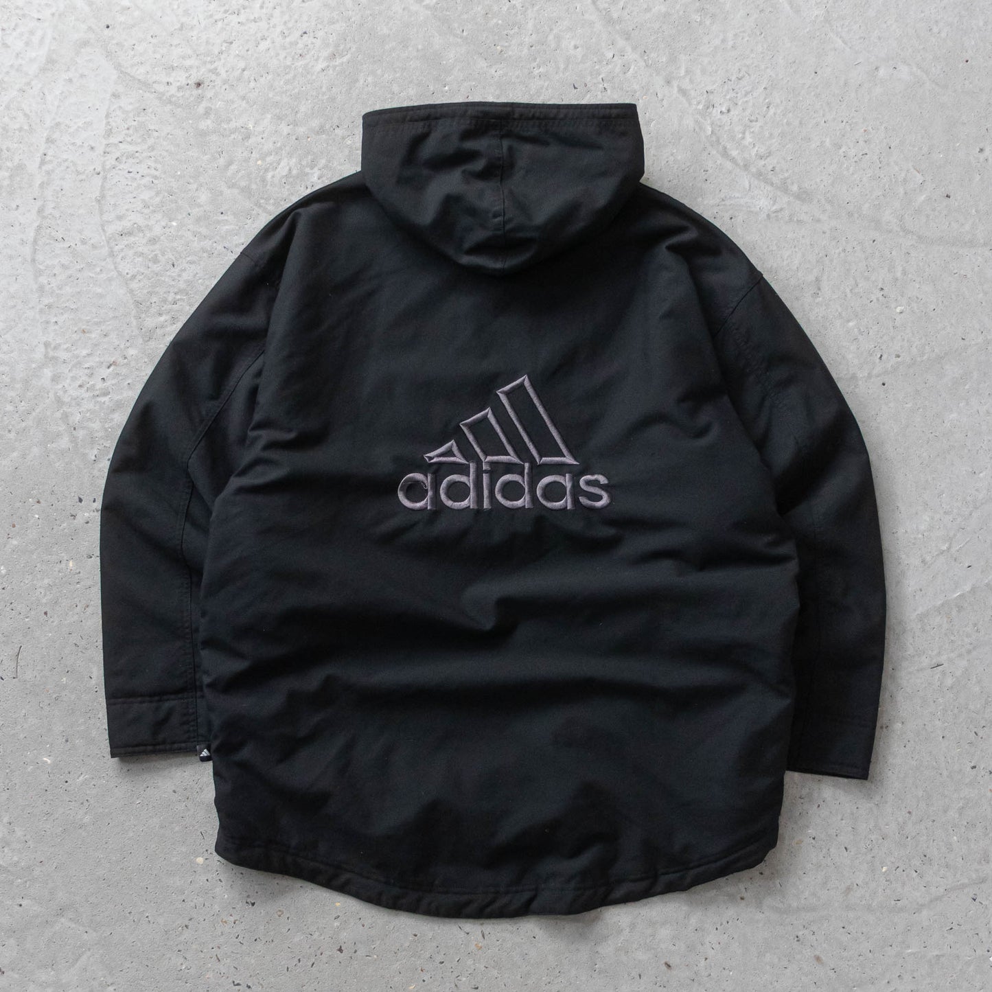 Adidas Big Logo Quilted Jacket - 90s (XL)