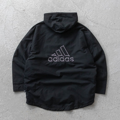 Adidas Big Logo Quilted Jacket - 90s (XL)