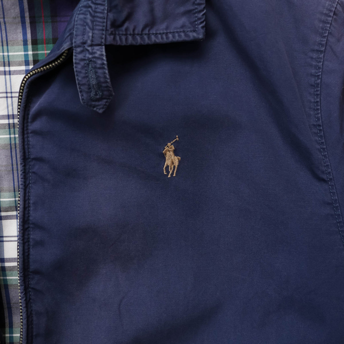 Polo Ralph Lauren Plaid Lined Harrington Jacket - 2000s (L)