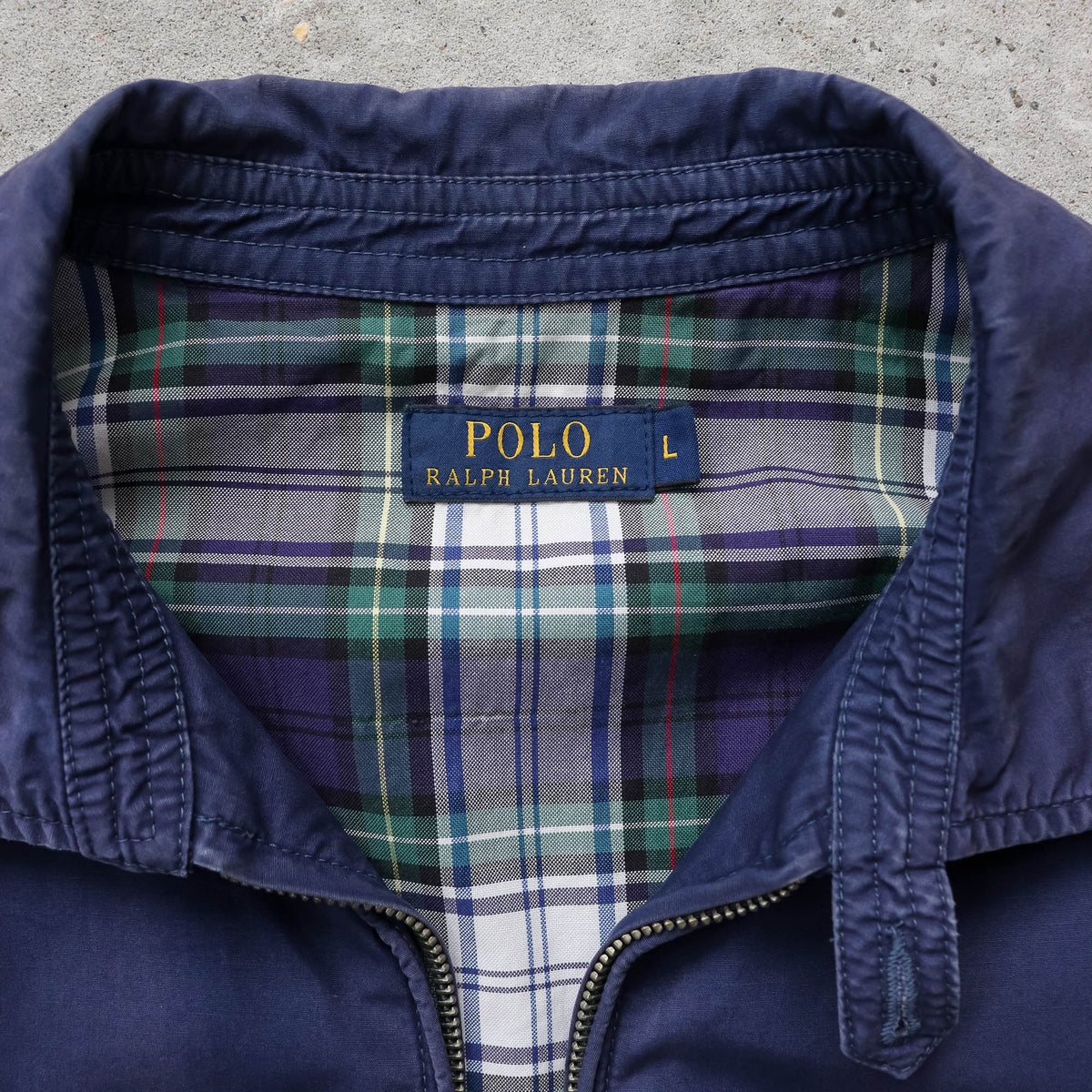 Polo Ralph Lauren Plaid Lined Harrington Jacket - 2000s (L)