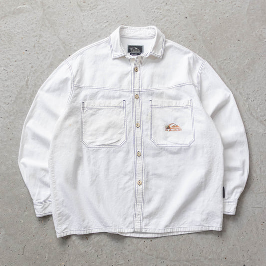 Quiksilver Hemp Button Up Shirt - 90s (L)