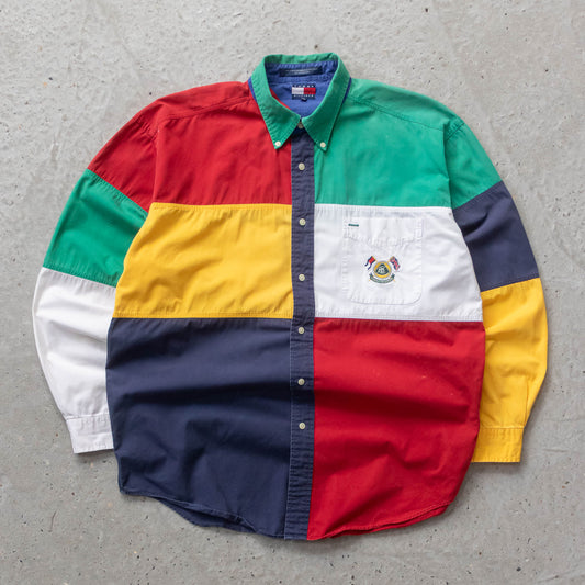 Tommy Hilfiger Lotus Formula 1 Button Up Shirt - 90s (L)
