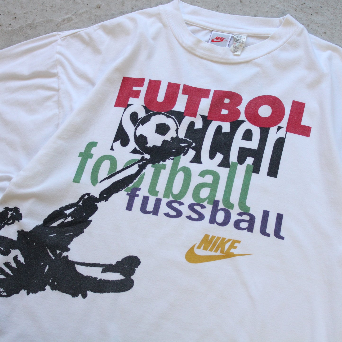 Vintage 1994 Nike World Cup Football Tee - XL