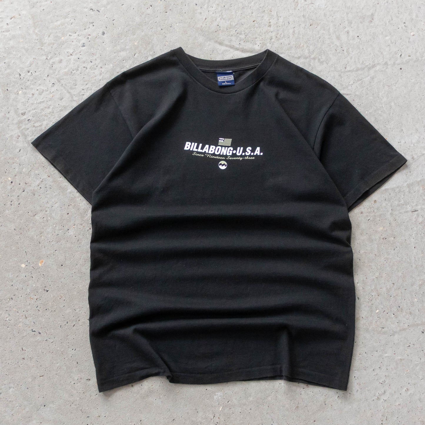 Billabong USA Spellout Tee - 90s (L)
