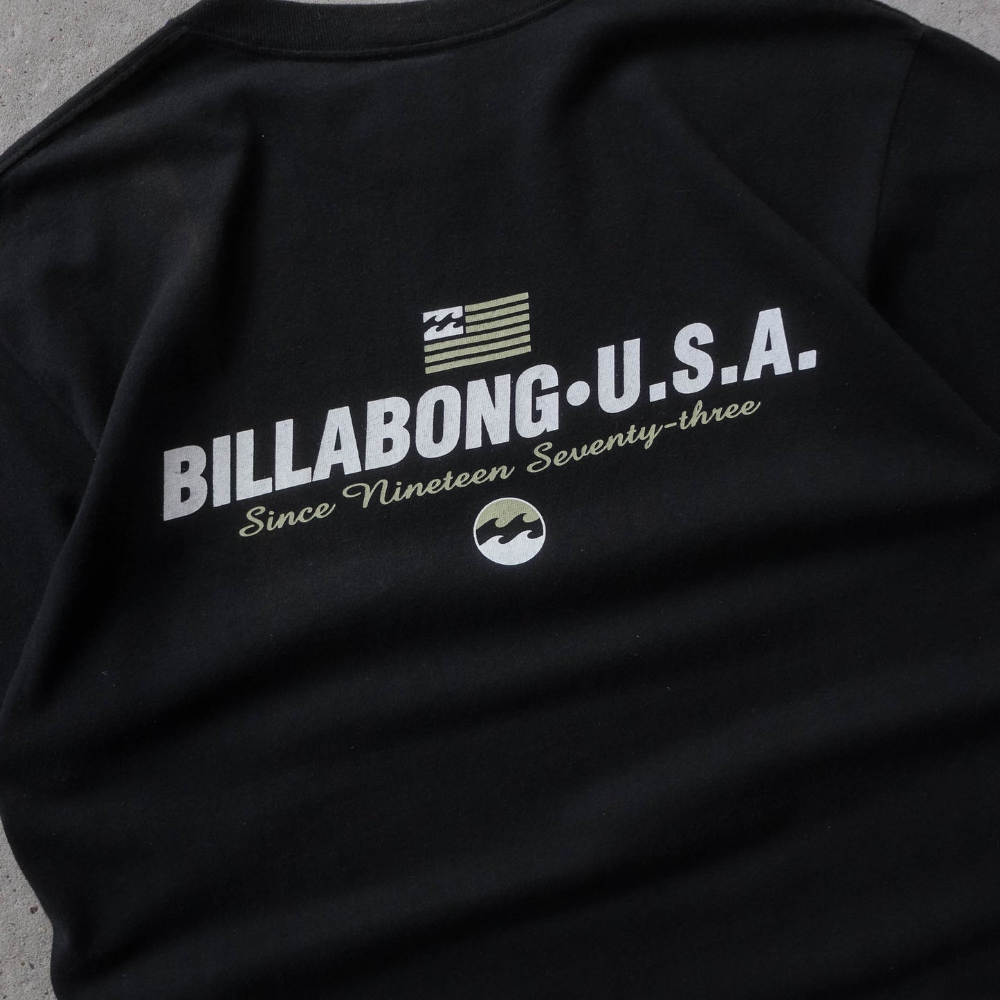 Billabong USA Spellout Tee - 90s (L)