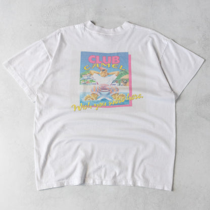 Vintage 90s Camel Cigarettes 'Wish You Were Here' Tee - L