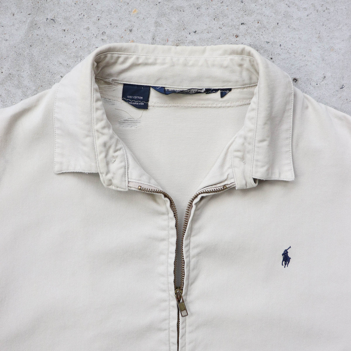 Polo Ralph Lauren Heavy Cotton Harrington Jacket - 90s (L)