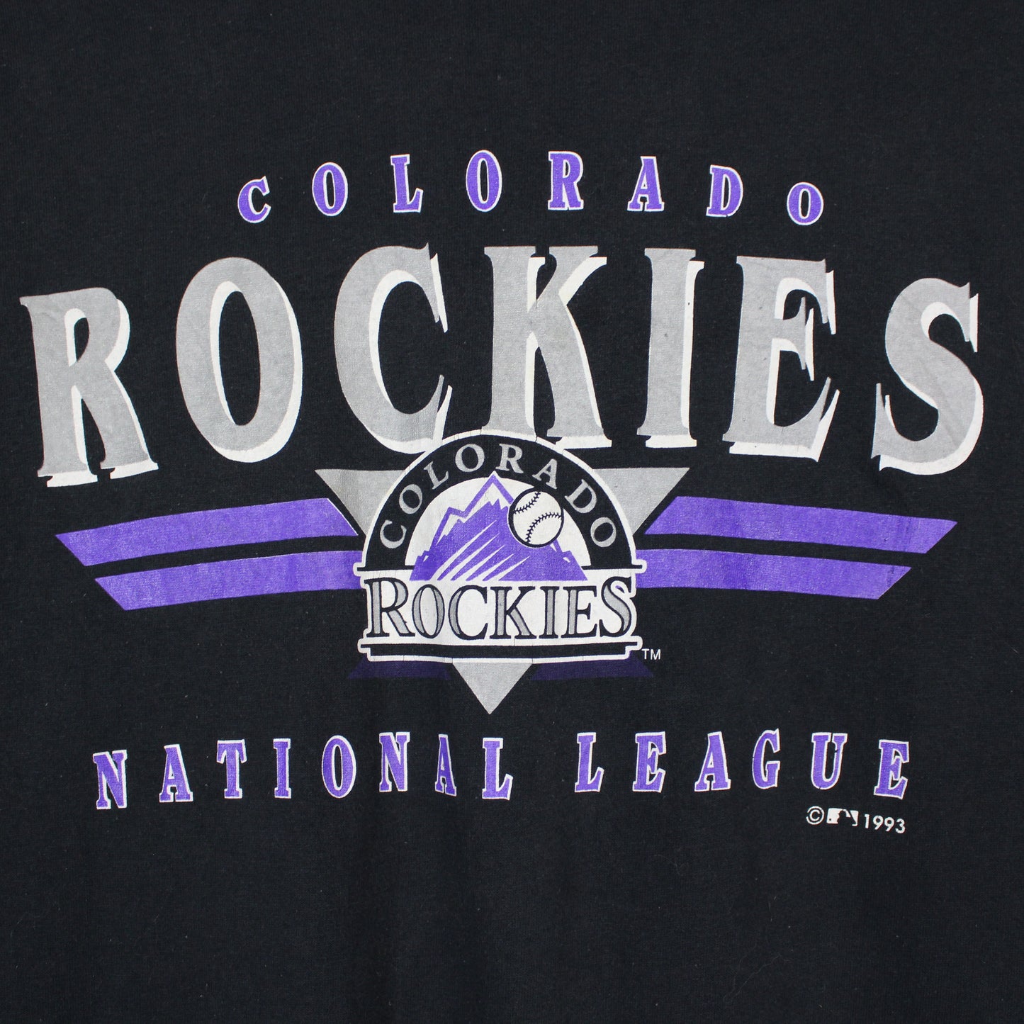 Vintage 1993 Colorado Rockies MLB Tee - L