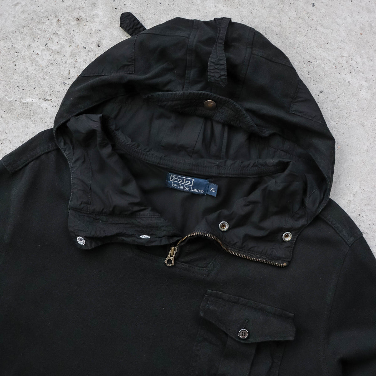 Polo Ralph Lauren Utility Cargo Hoodie - 90s (XL)