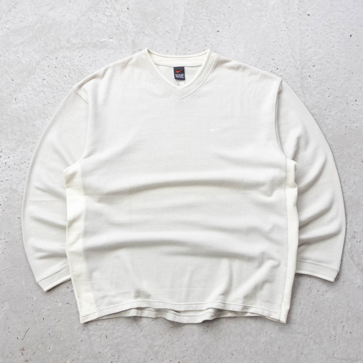 Nike Mini Swoosh Waffle Knit Sweatshirt - 90s (XXL)
