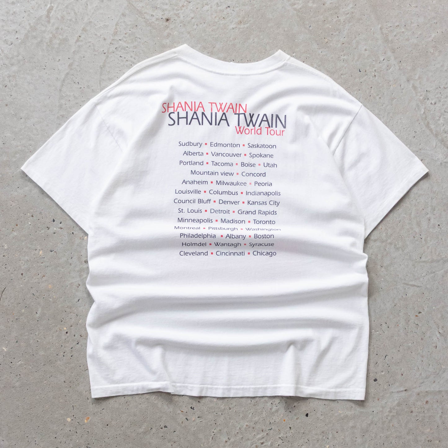 Shania Twain World Tour Tee - 1998 (XL)