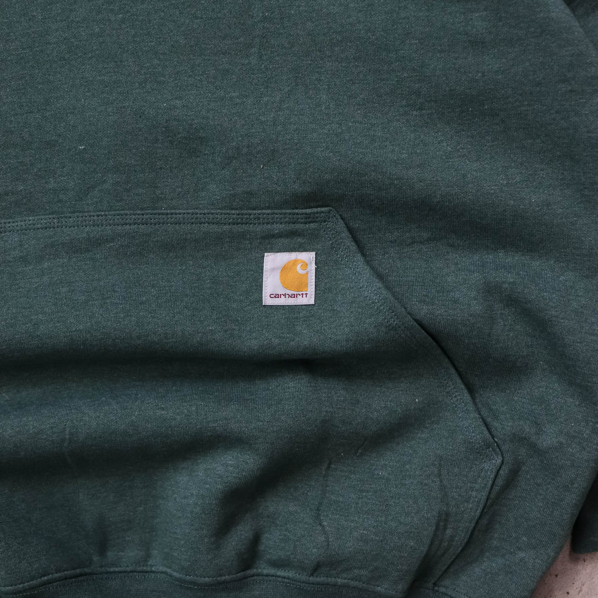Carhartt Logo Patch Spellout Hoodie - 2000s (L)