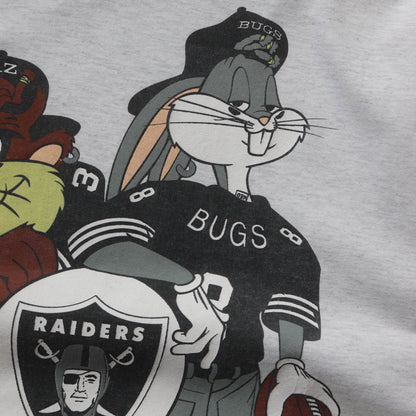 Los Angeles Raiders Looney Tunes NFL Tee - 1993 (M)