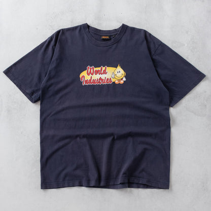 Vintage 90s World Industries Flame Boy Skate Tee - L