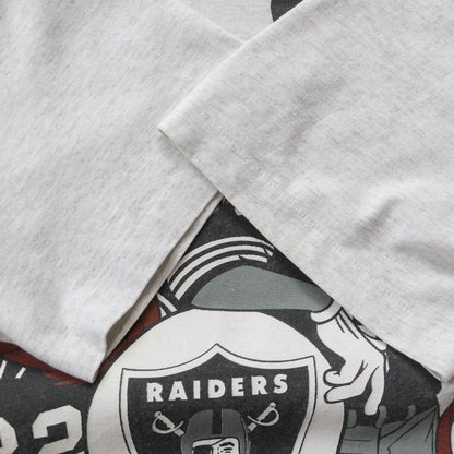 Los Angeles Raiders Looney Tunes NFL Tee - 1993 (M)