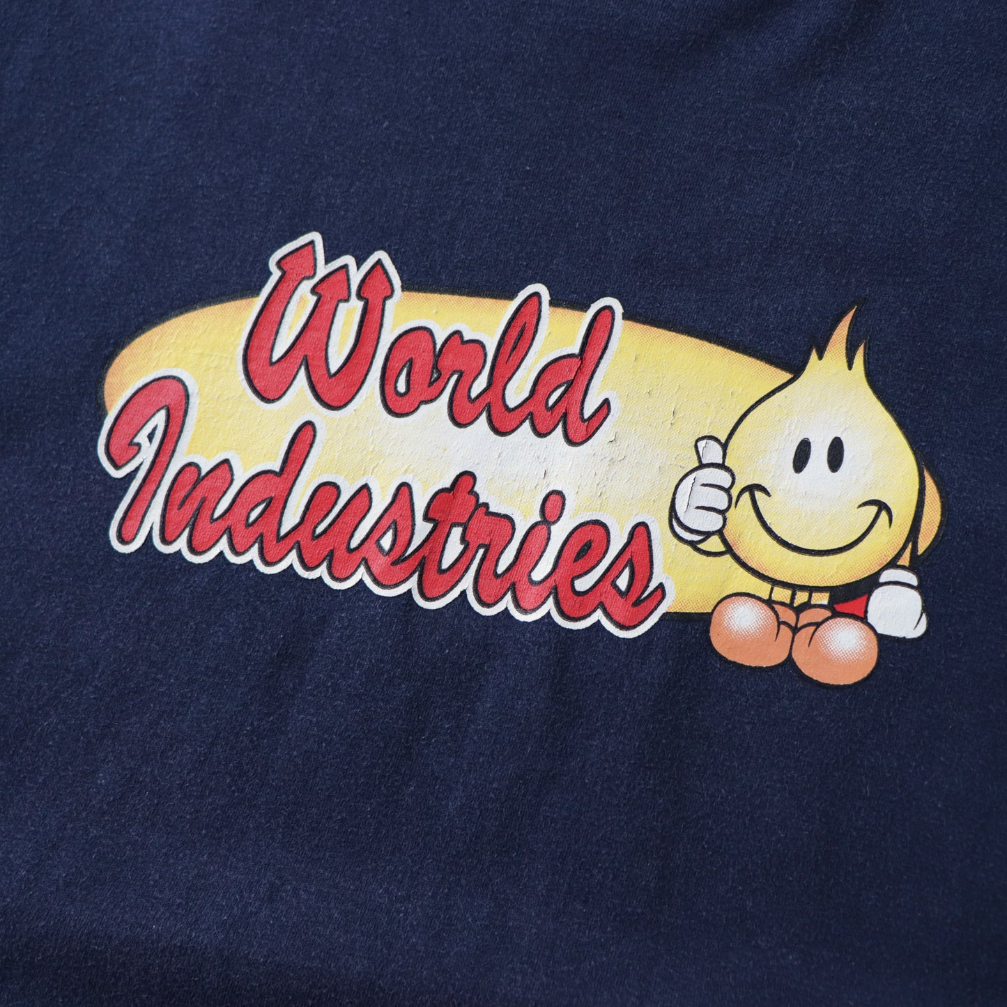 Vintage 90s World Industries Flame Boy Skate Tee - L