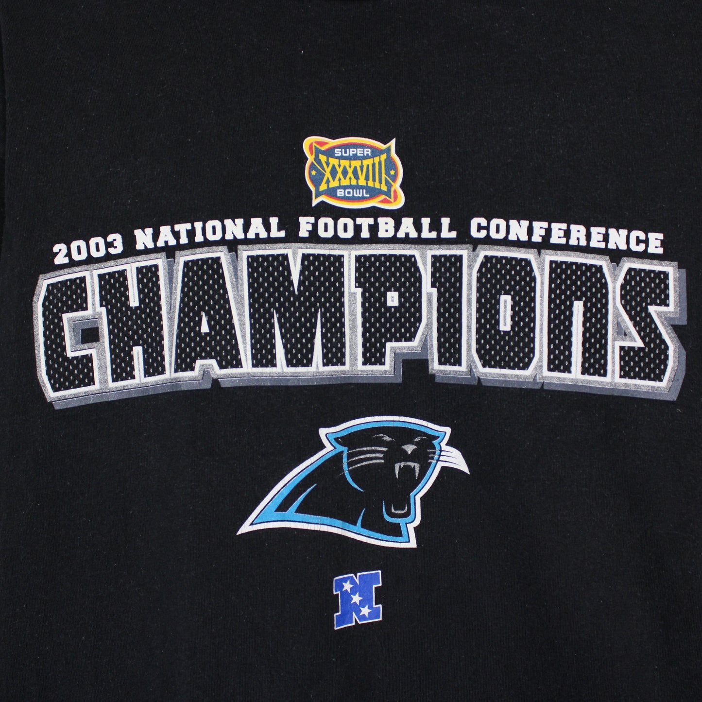 Vintage 2003 Carolina Panthers NFL Tee - L