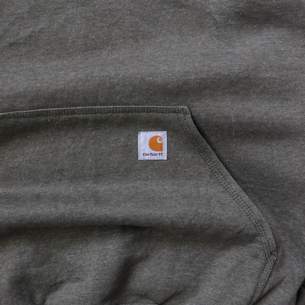 Carhartt Logo Patch Spellout Hoodie - 2000s (M)