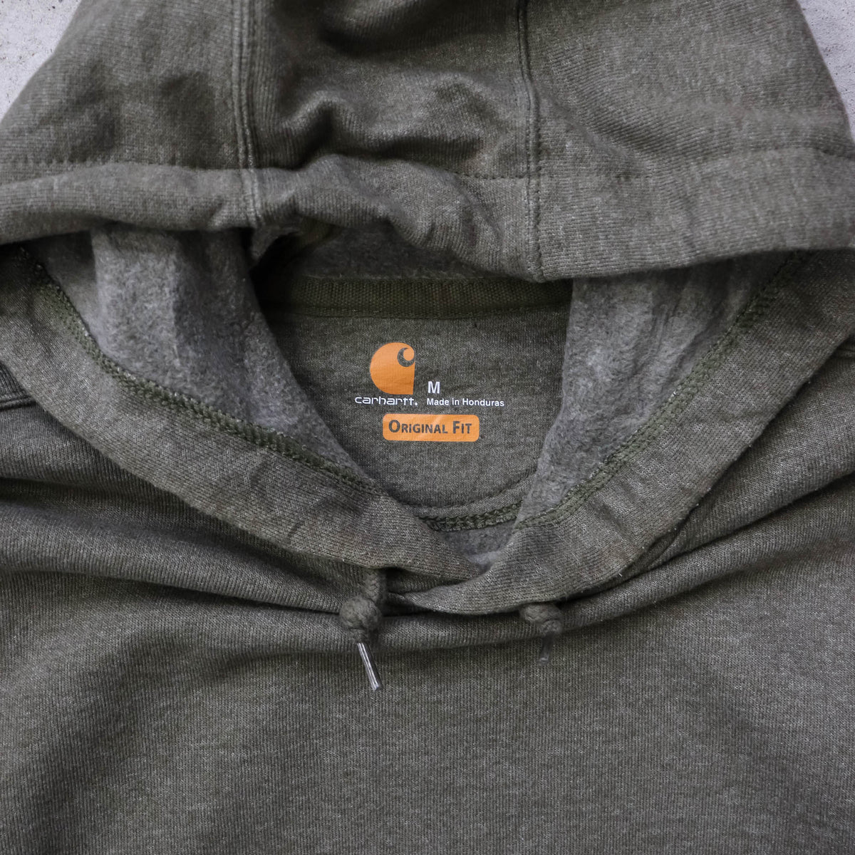 Carhartt Logo Patch Spellout Hoodie - 2000s (M)