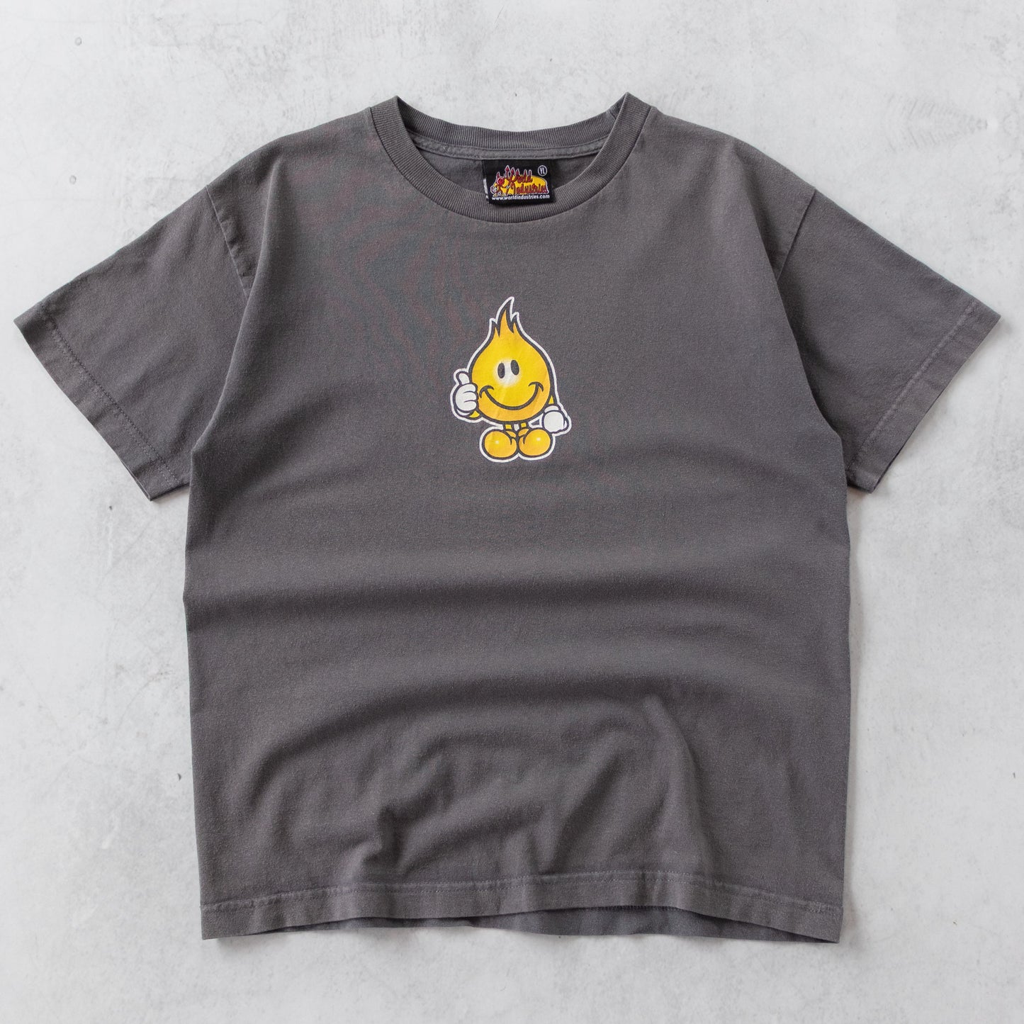 Vintage 90s World Industries Flame Boy Skate Tee - S