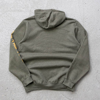 Carhartt Logo Patch Spellout Hoodie - 2000s (M)