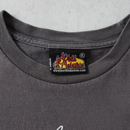 Vintage 90s World Industries Flame Boy Skate Tee - S