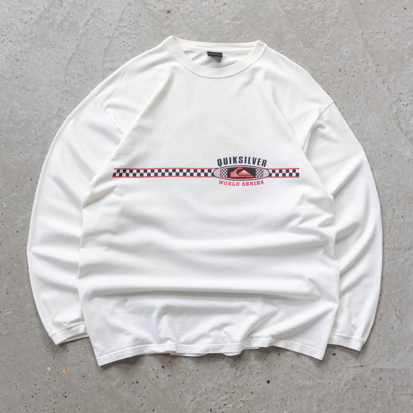 Quiksilver World Series Longsleeve Tee - 90s (L)