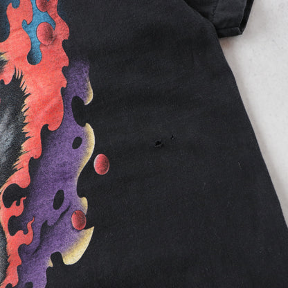 Vintage 90s No Boundaries Biker Tee - XL