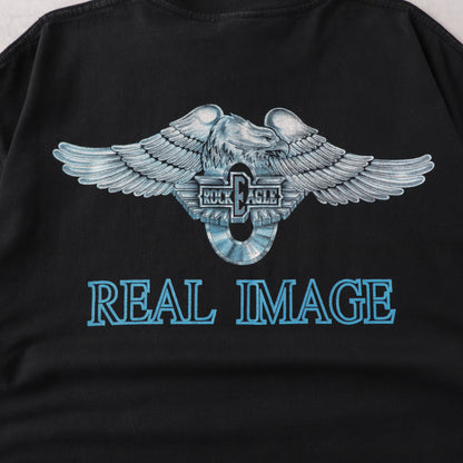 Vintage 90s No Boundaries Biker Tee - XL