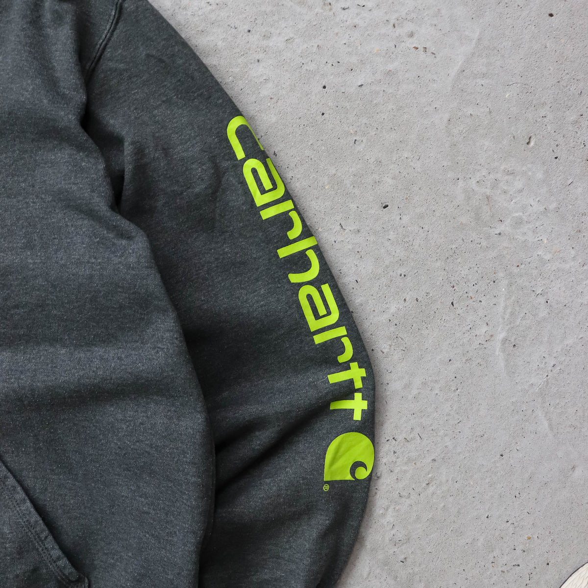 Carhartt Logo Patch Spellout Hoodie - 2000s (XL)