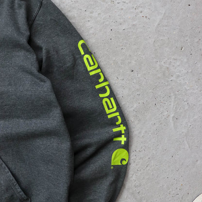 Carhartt Logo Patch Spellout Hoodie - 2000s (XL)