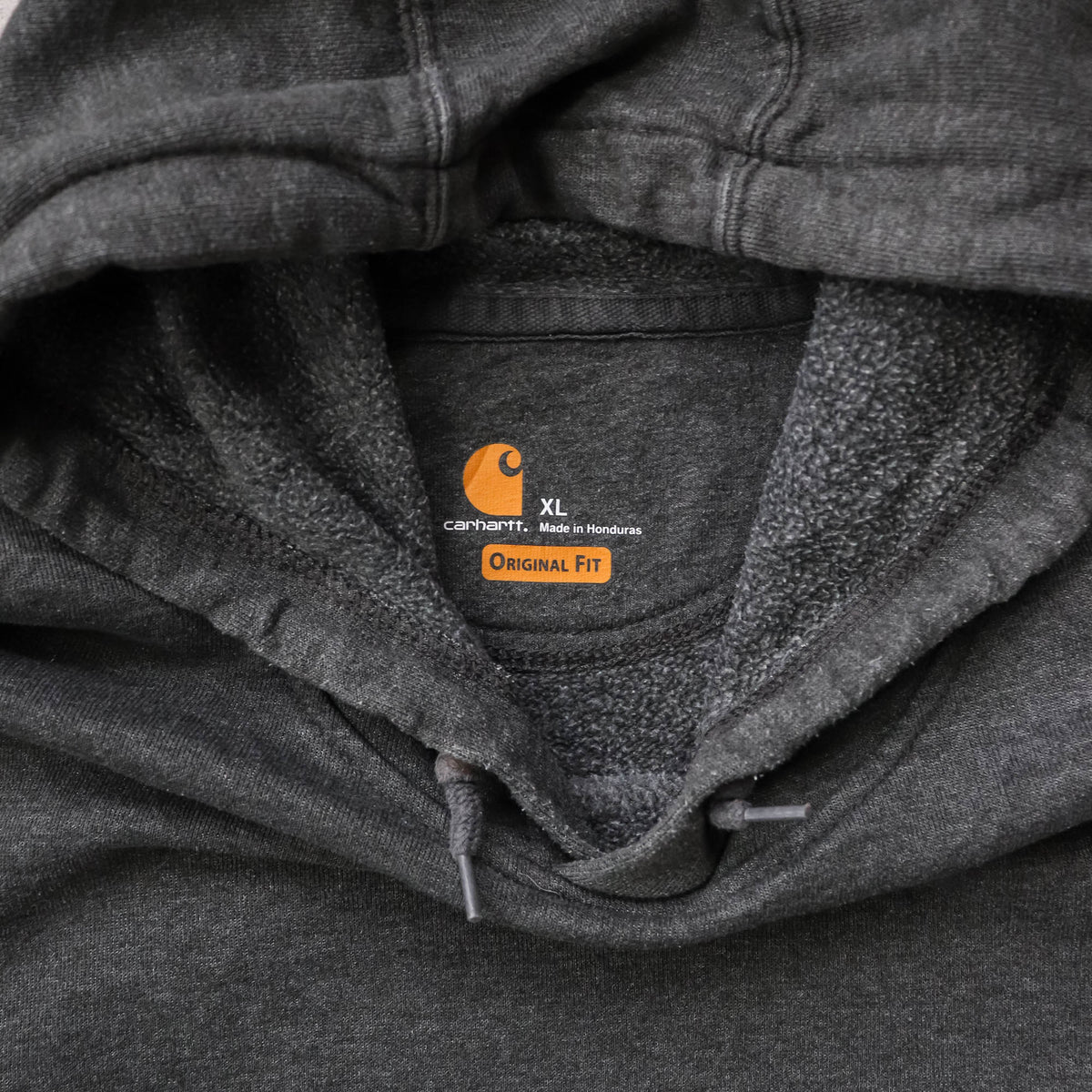 Carhartt Logo Patch Spellout Hoodie - 2000s (XL)