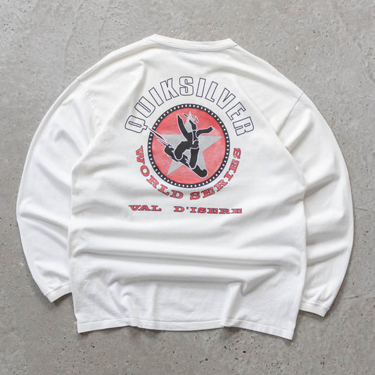 Quiksilver World Series Longsleeve Tee - 90s (L)