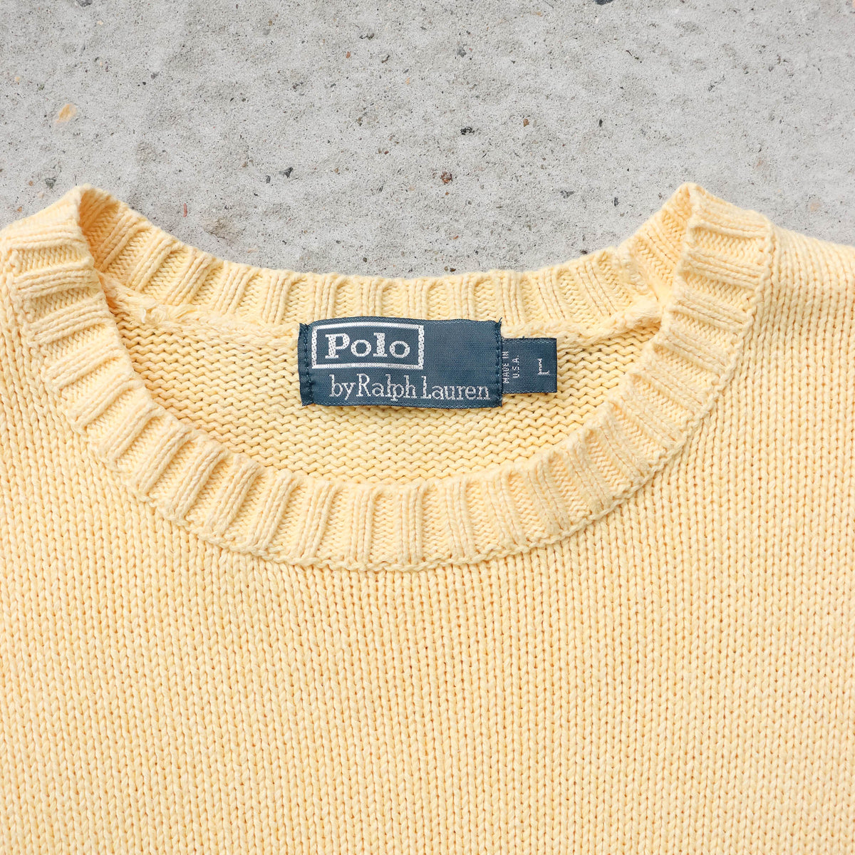 Polo Ralph Lauren Heavy Knit Sweater - 90s (L)